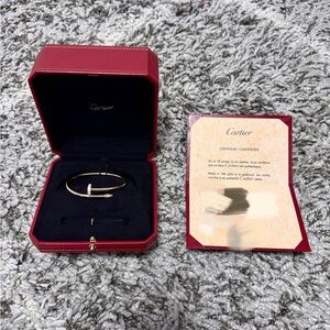 Cartier Rose Gold Diamond Juste Un Clou bracelet